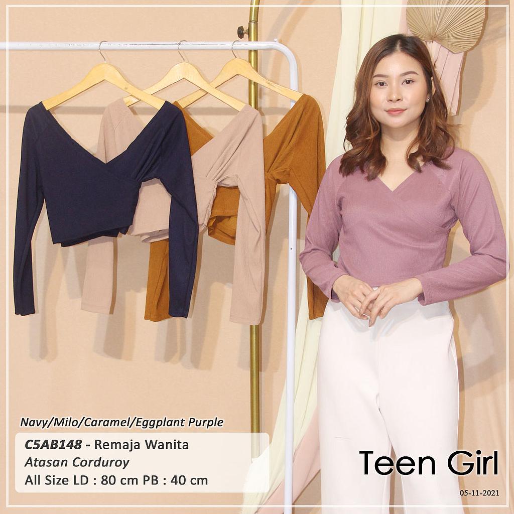 ATASAN CROP KIMONO TGN PJG 