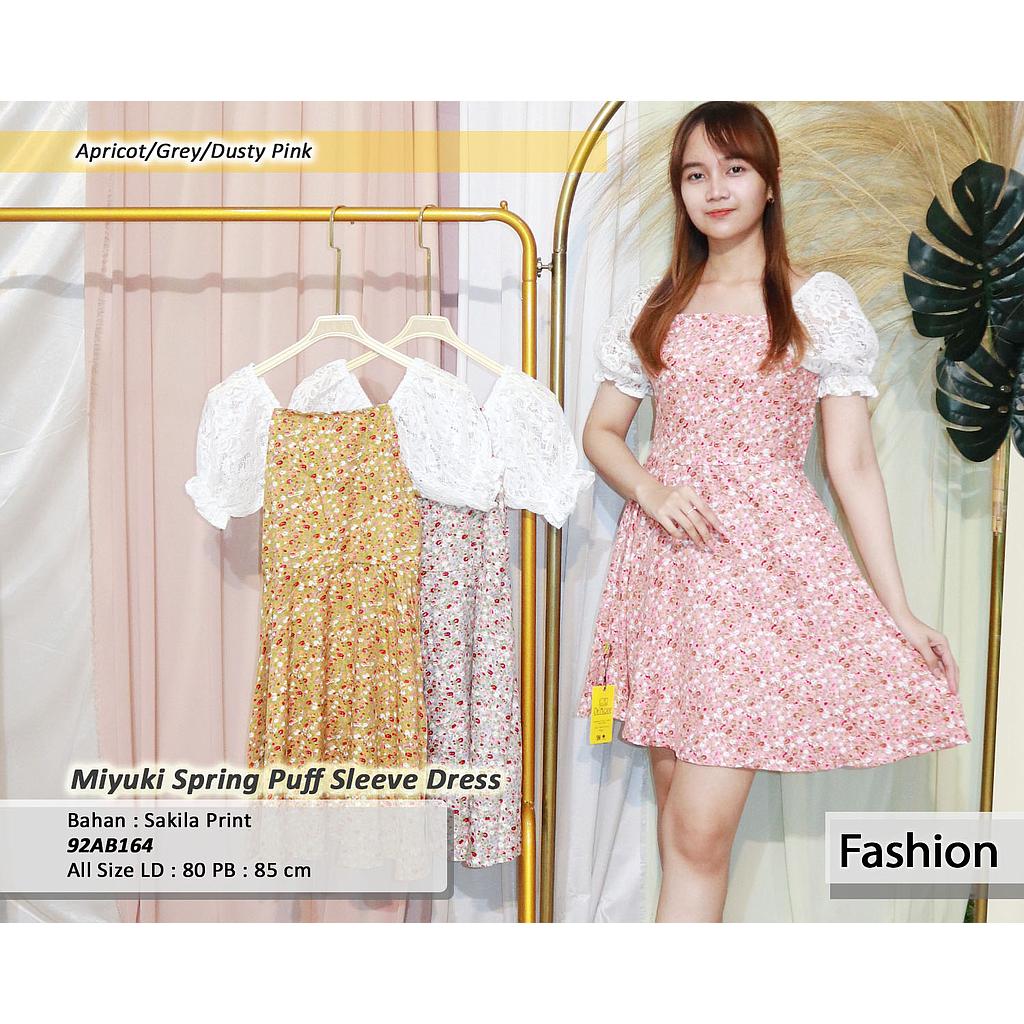 Miyuki spring puff sleeve dress