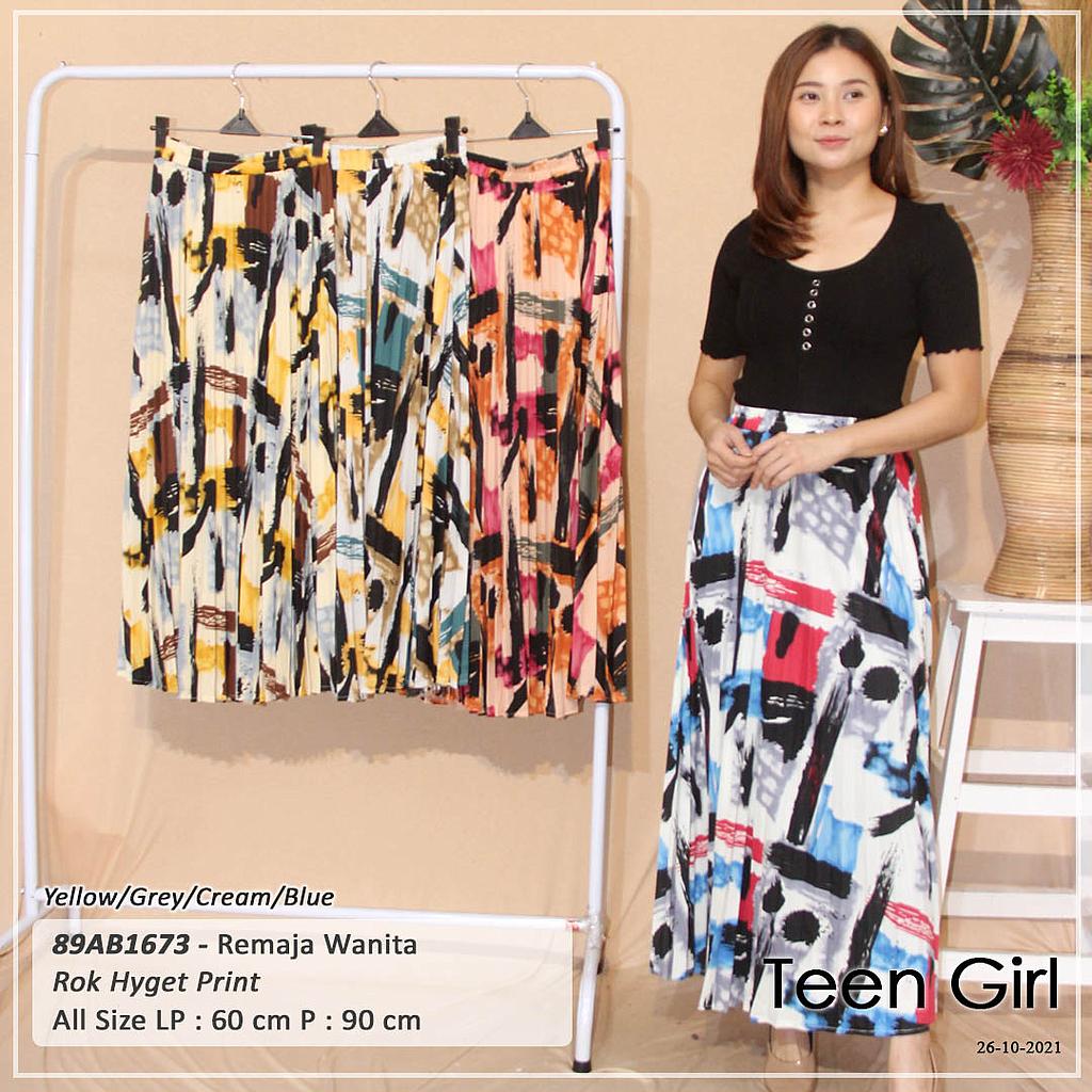 ROK PANJANG PLISKET LIPAT (AB167)