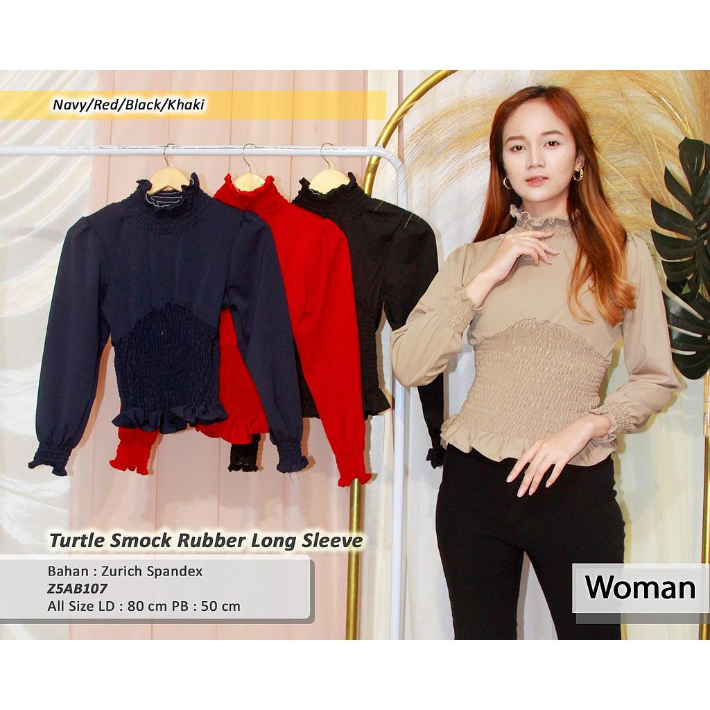 Turtle smock rubber long sleeve