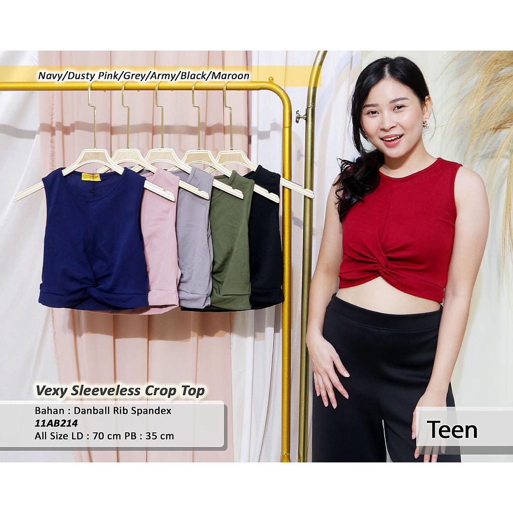 Vexy Sleeveless crop top