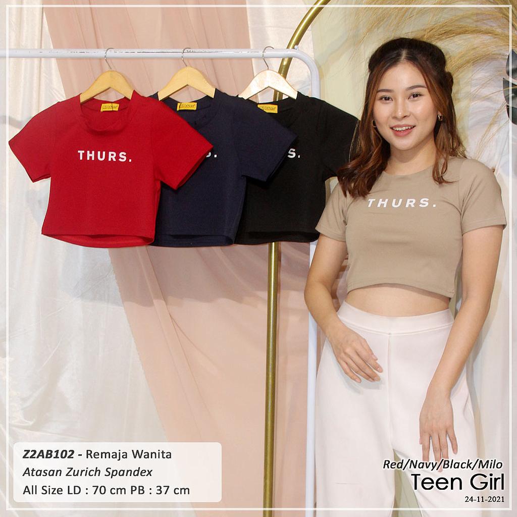 O Neck Crop Top