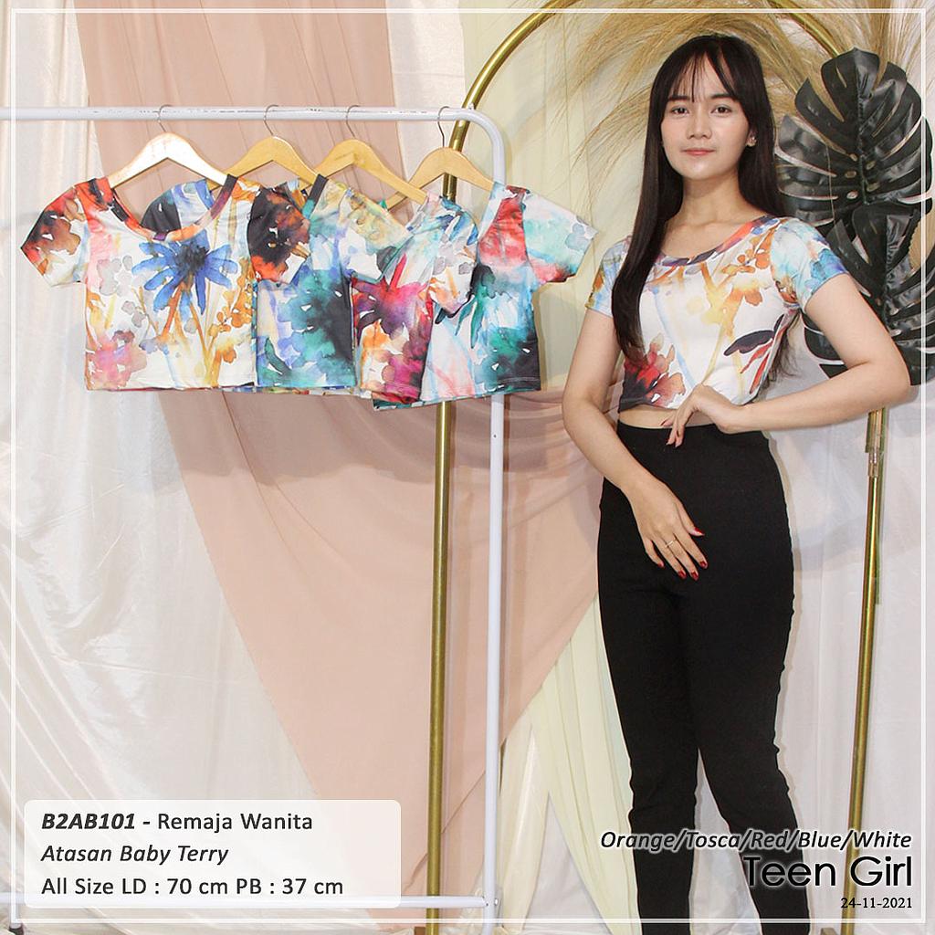 ATASAN CROP LEHER RIB SABRINA