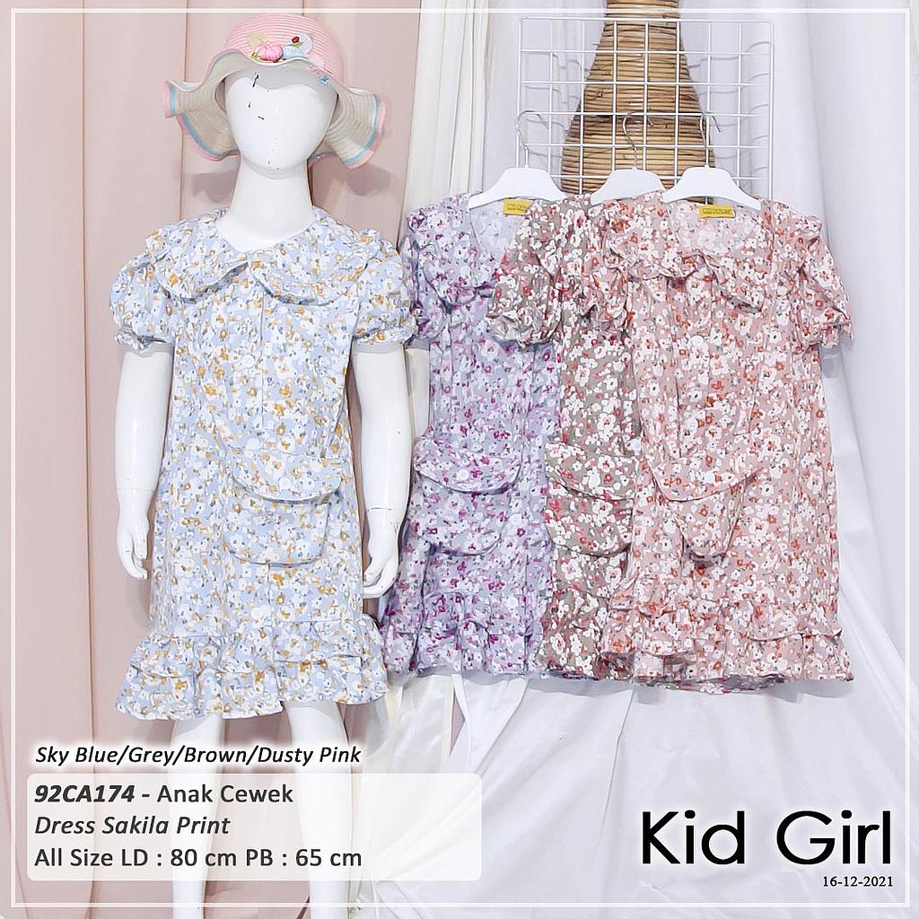 DRESS KID KRAH LISU KANCING DEPAN KAKI RUMBAI 2 SUSUN VARIASI TAS 