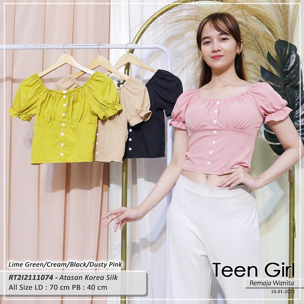 SABRINA CROPTOP POLOS TANGAN PUFF
