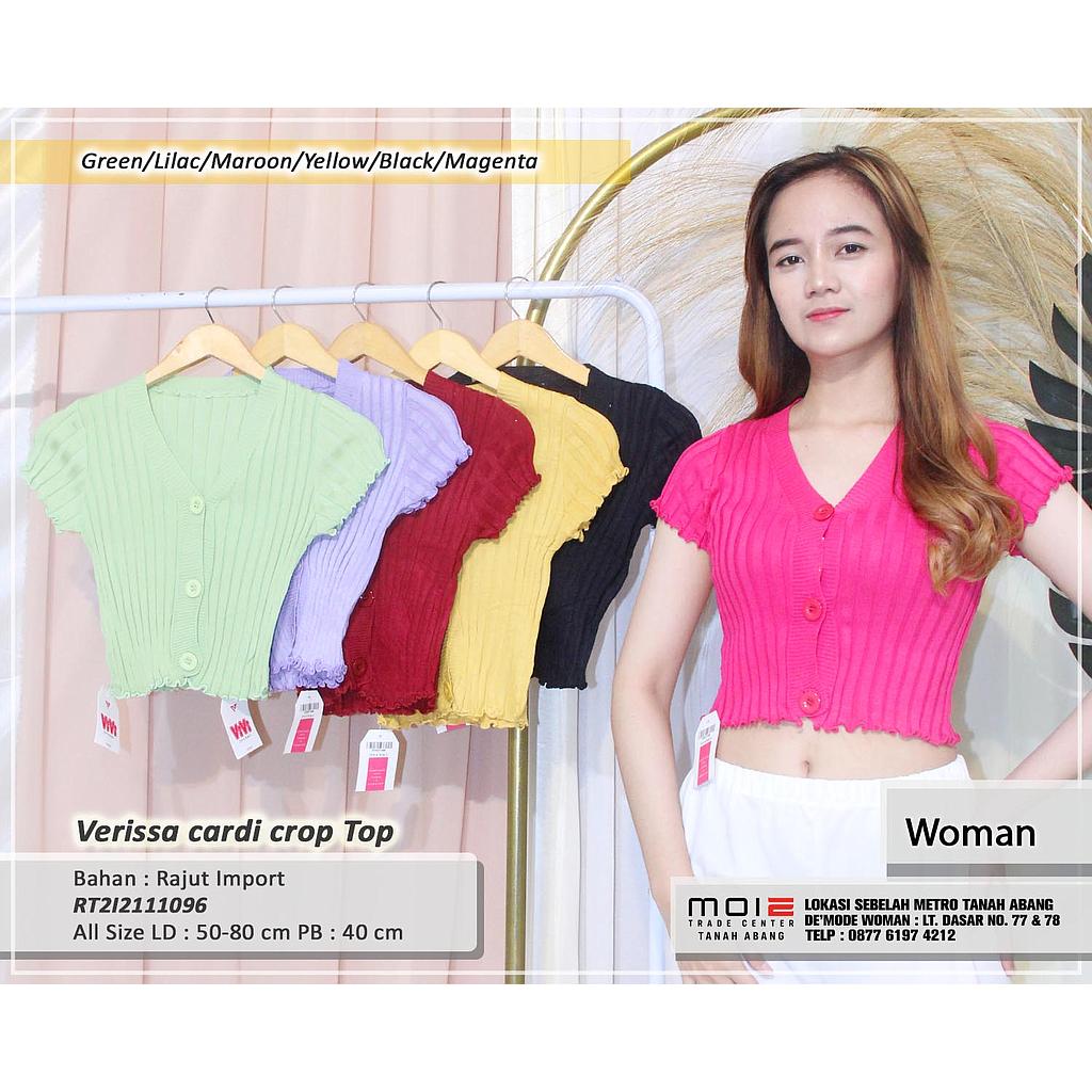Verrisa cardi Crop Top