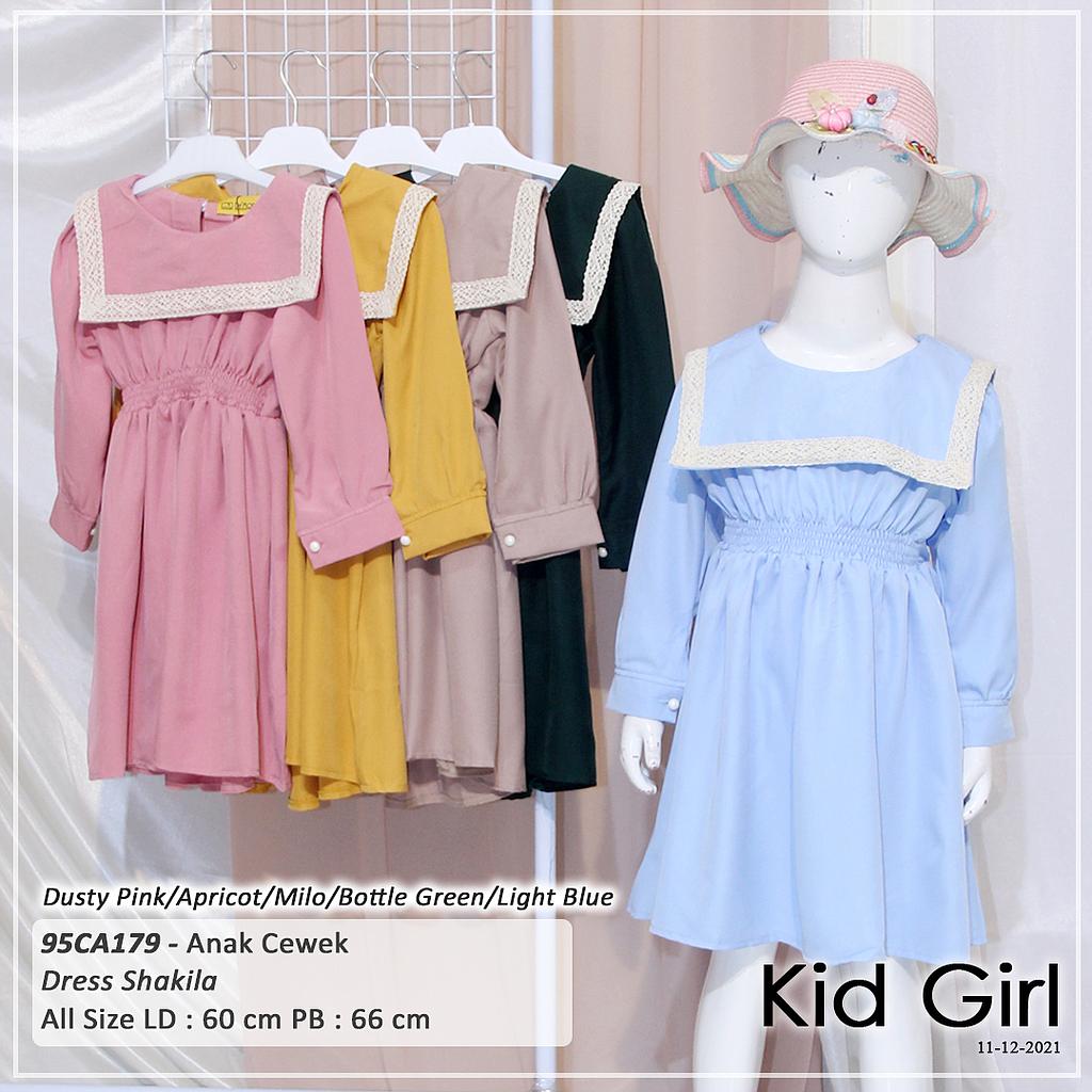 DRESS KID VARIASI KRAH KOTAK JAHIT RENDA 