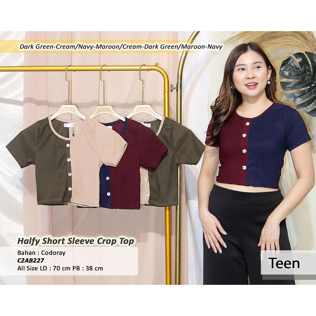 Halfy Short  Top(AB227)
