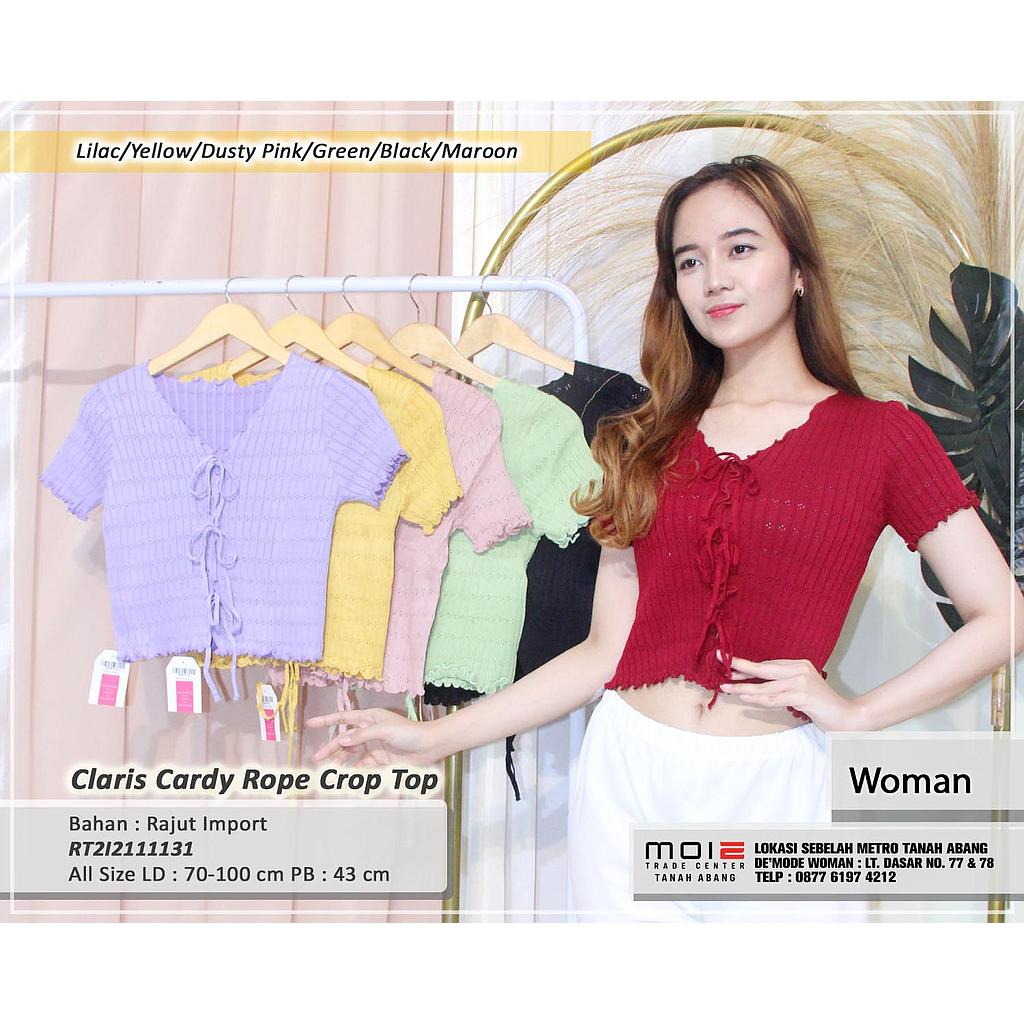 Claris Cardy Rope CroP Top
