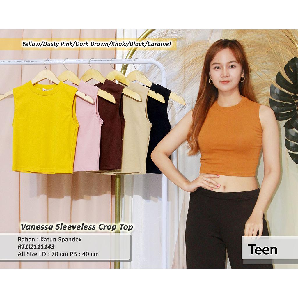 Vanessa Sleeveless crop Top