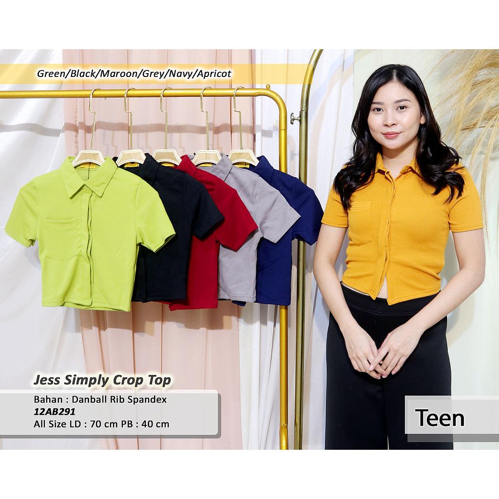 Jess simply crop top
