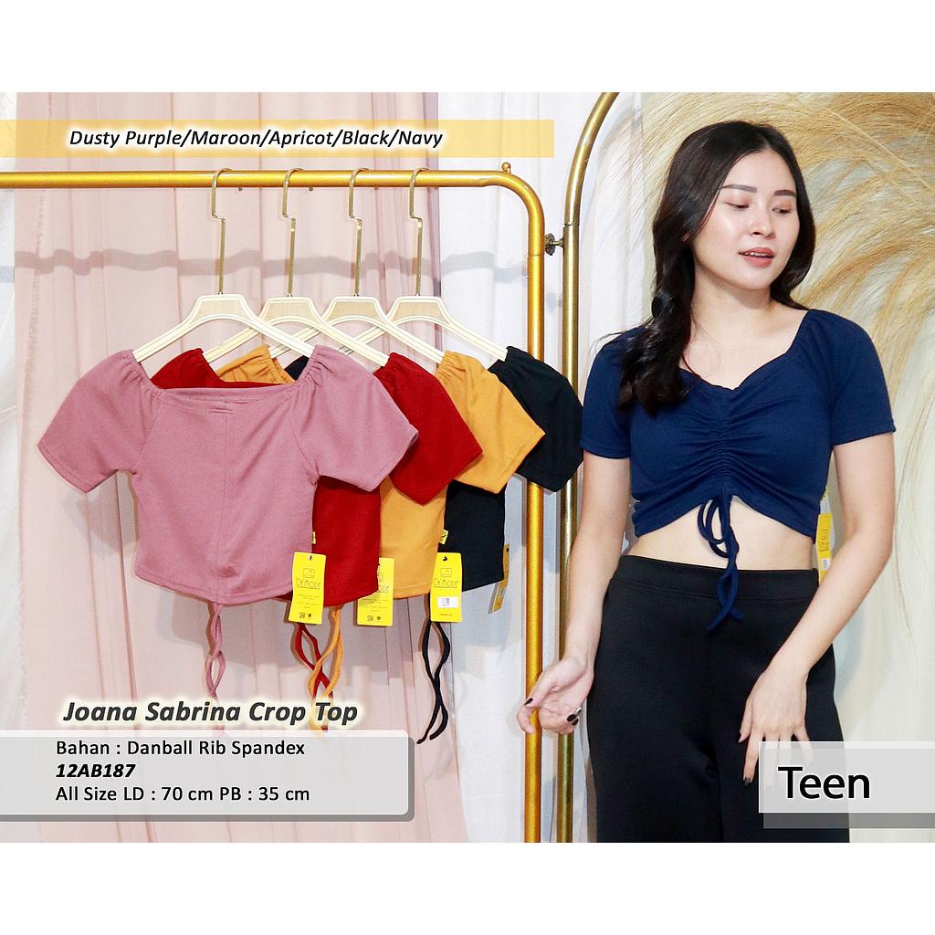 Joana sabrina crop Top