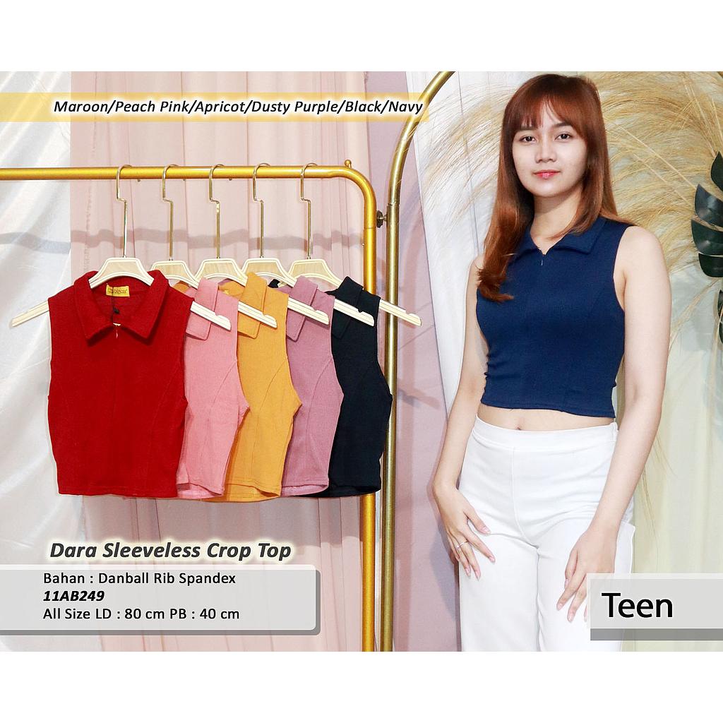 Dara sleeveless crop Top