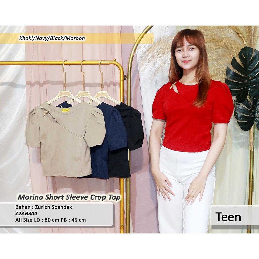 Morina short sleeve crop Top