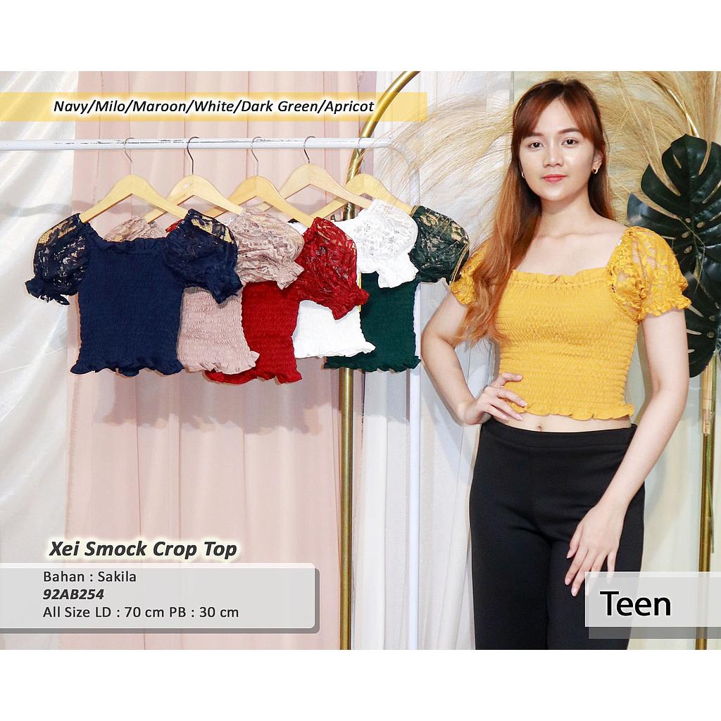 Xei Smock Crop Top