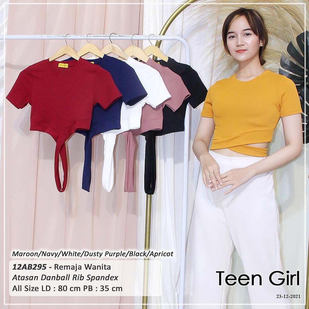 Sabrina rib silang crop top