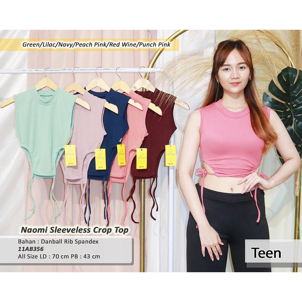 Naomi sleeveless crop top