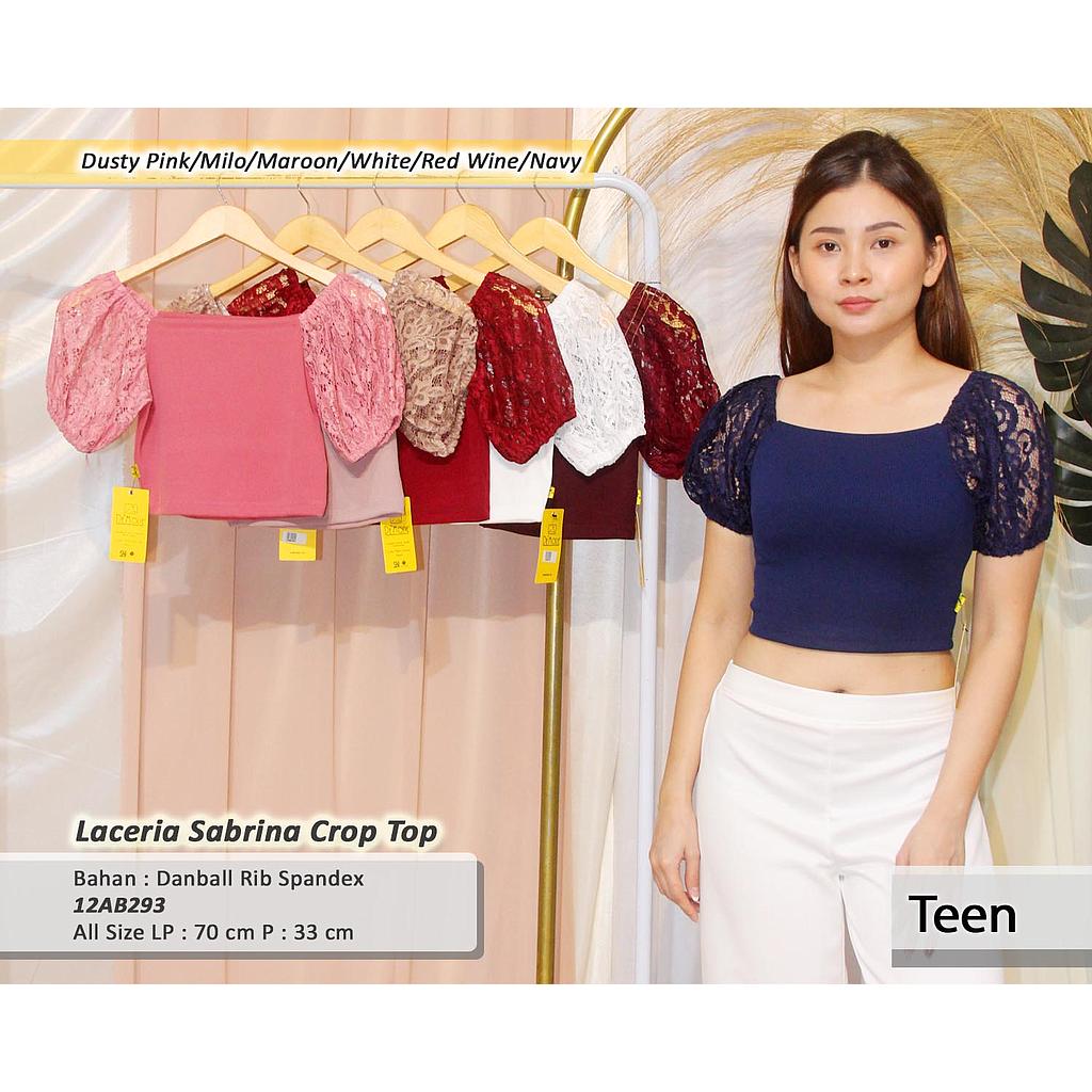 Laceria sabrina crop Top