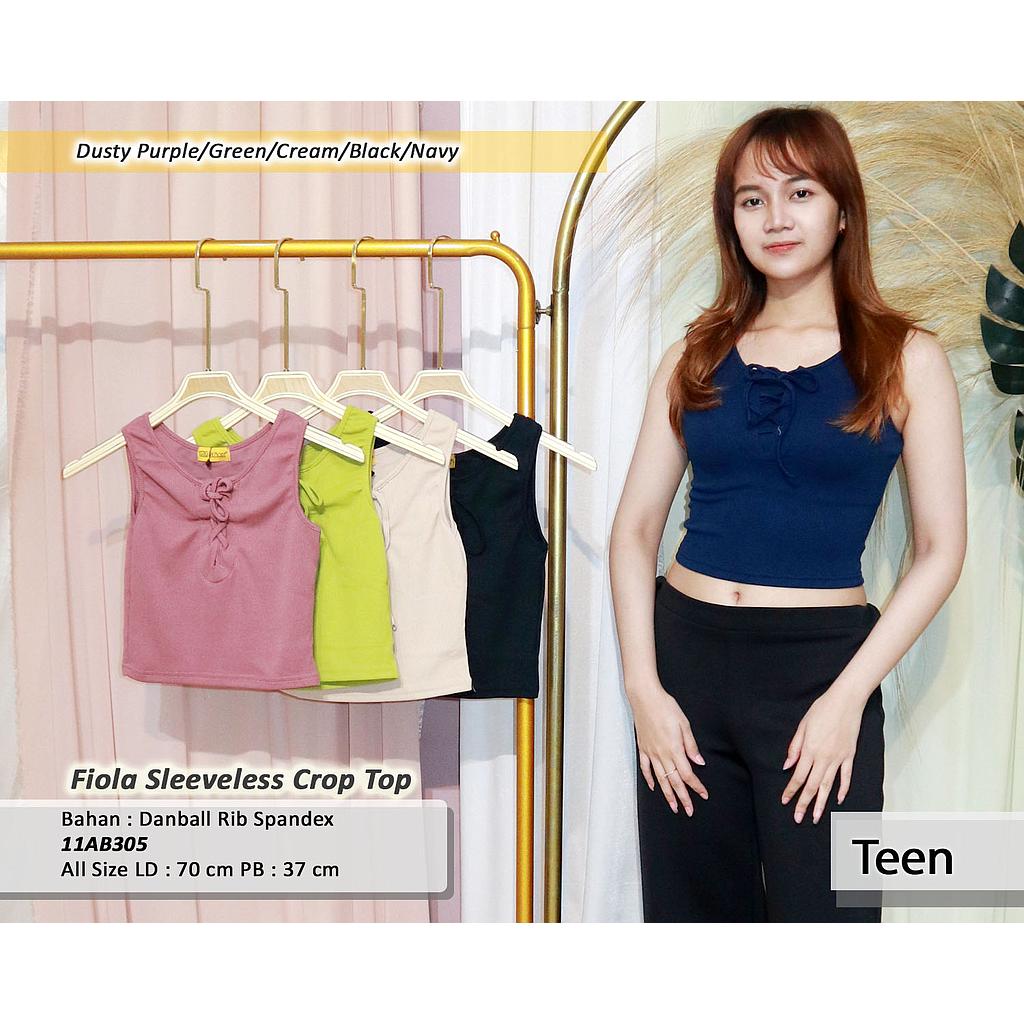Fiola Sleeveless Crop Top