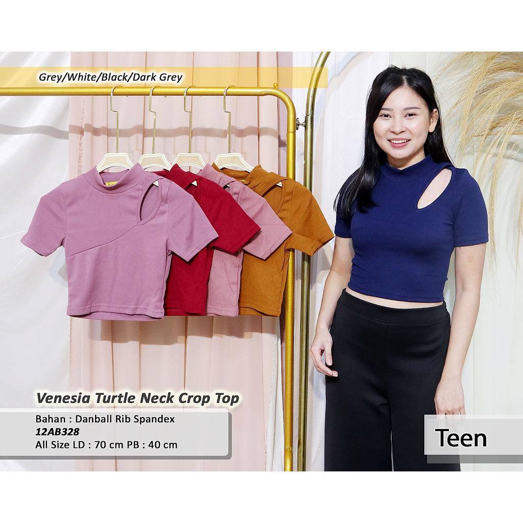 Venesia Turtle Neck crop top