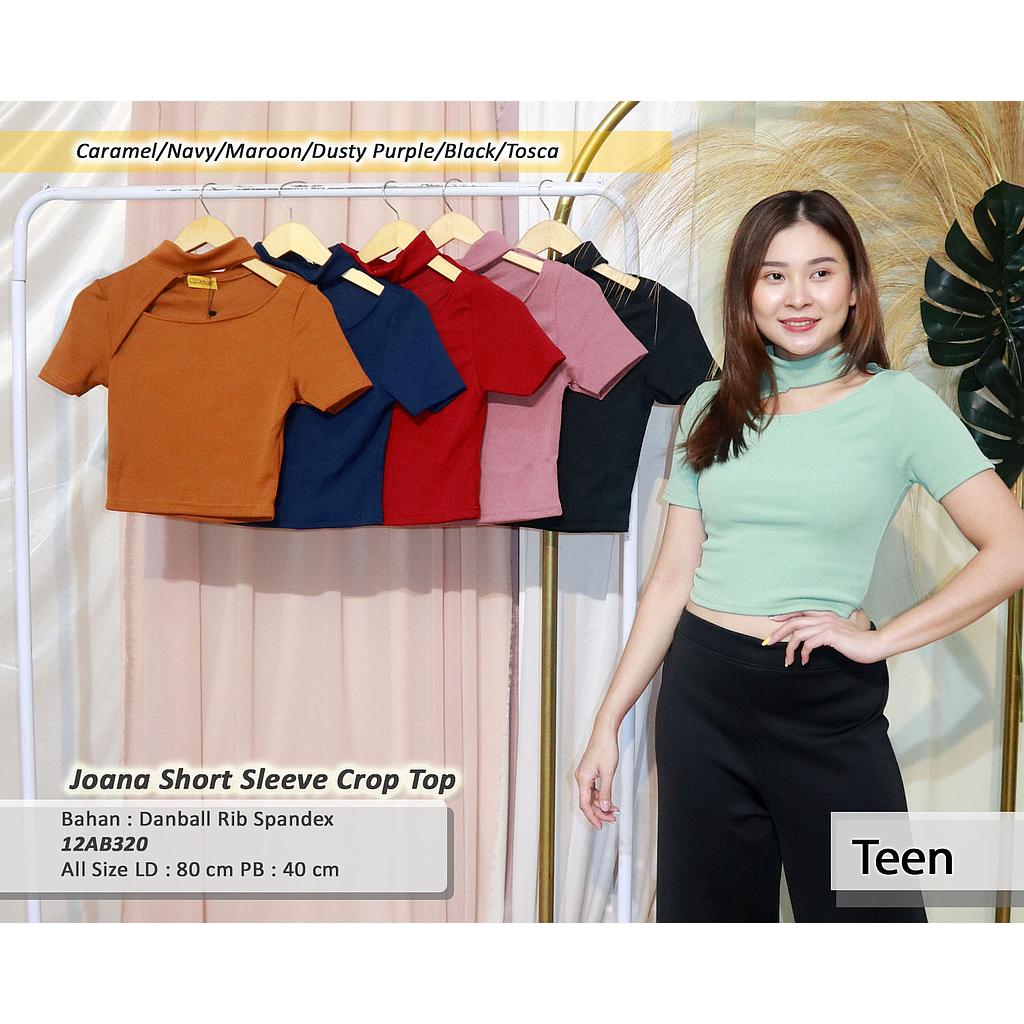 Joana short sleeve crop top