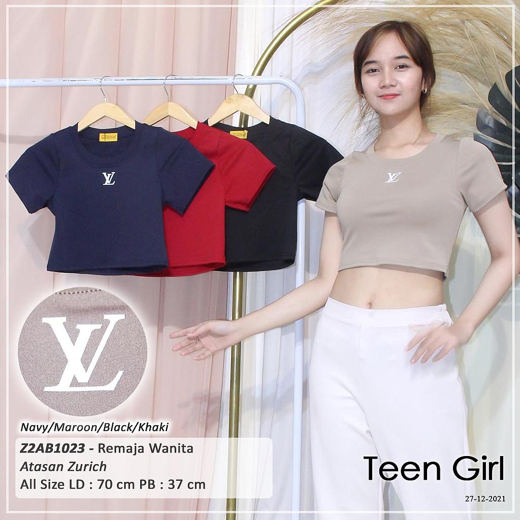ATASAN OBLONG BASIC LEHER RIB TGN PDK + APLIKASI