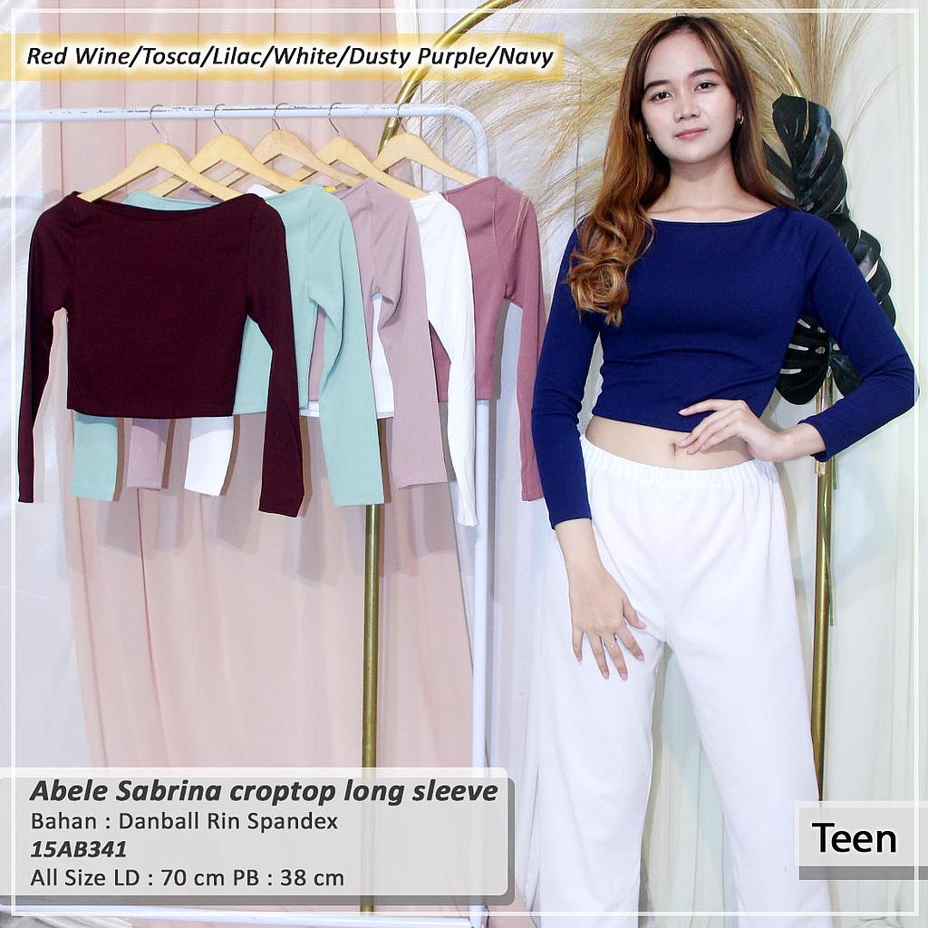 Abele sabrina Croptop Long sleeve