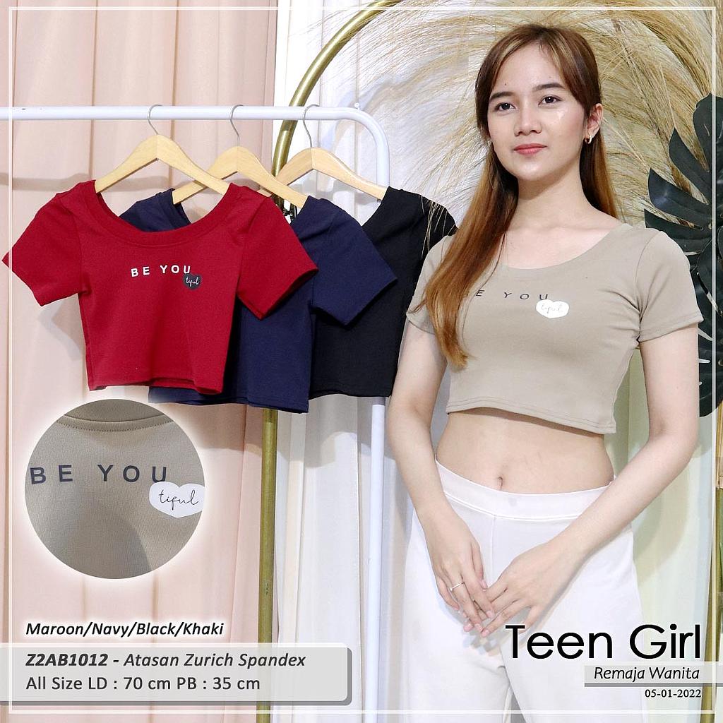 ATASAN CROP LEHER RIB SABRINA VARIASI GAMBAR BE YOU