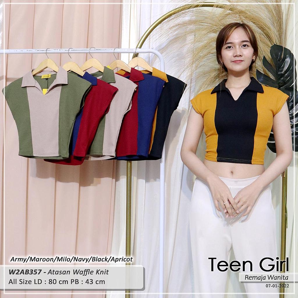Vanish V Collar crop top