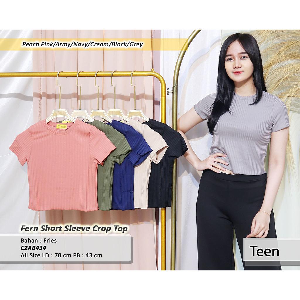 Fern Short Sleeve Crop Top