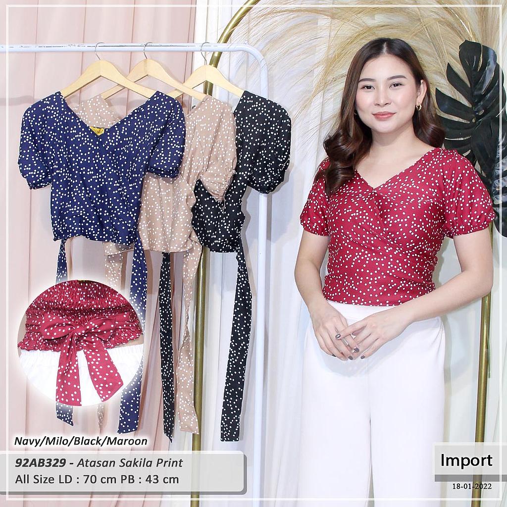  Polka dot Kimono Croptop