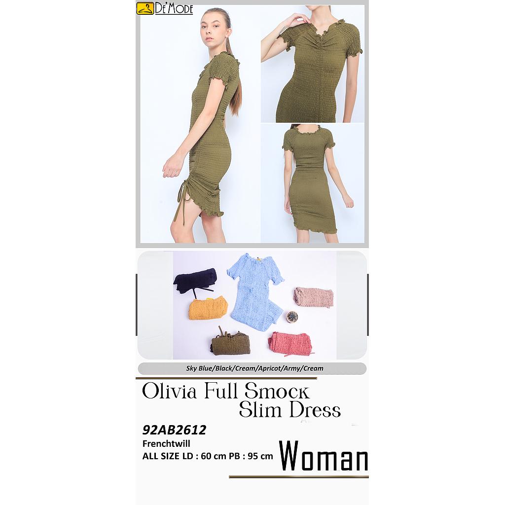 Olivia full smock slim dress