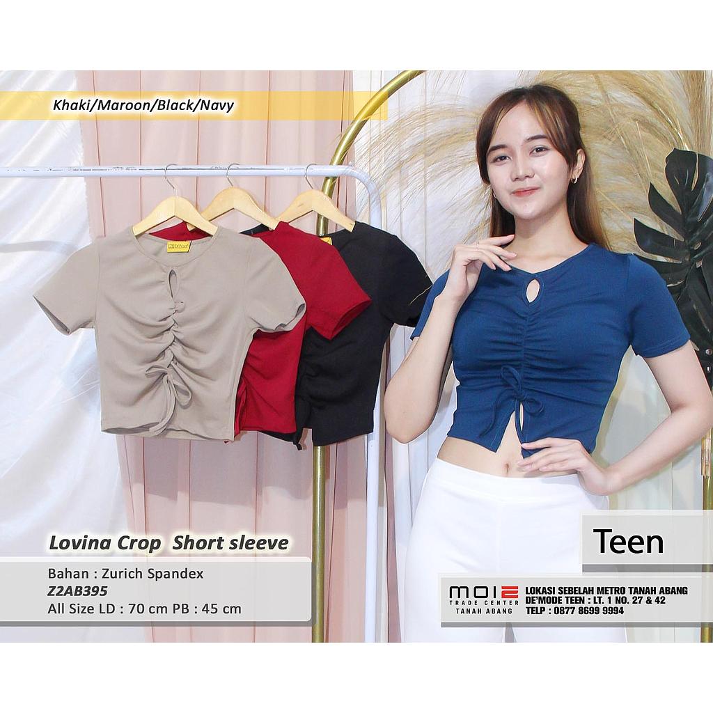 Feranda short sleve crop top