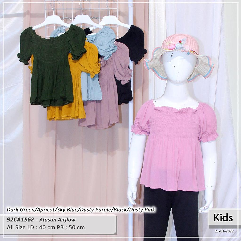 ATASAN SABRINA ATAS SMOCK KARET TGN PDK