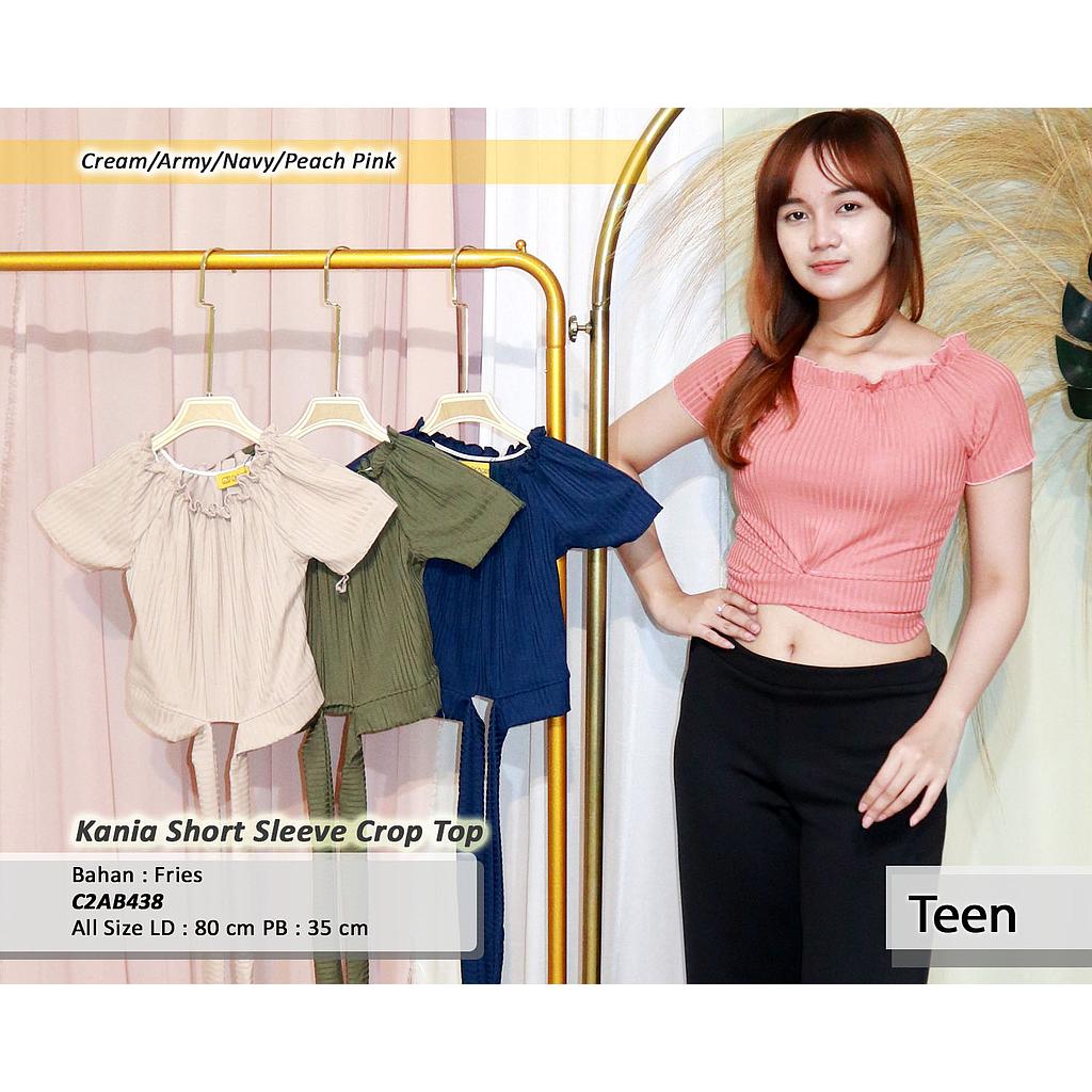 Kania short sleeve crop top