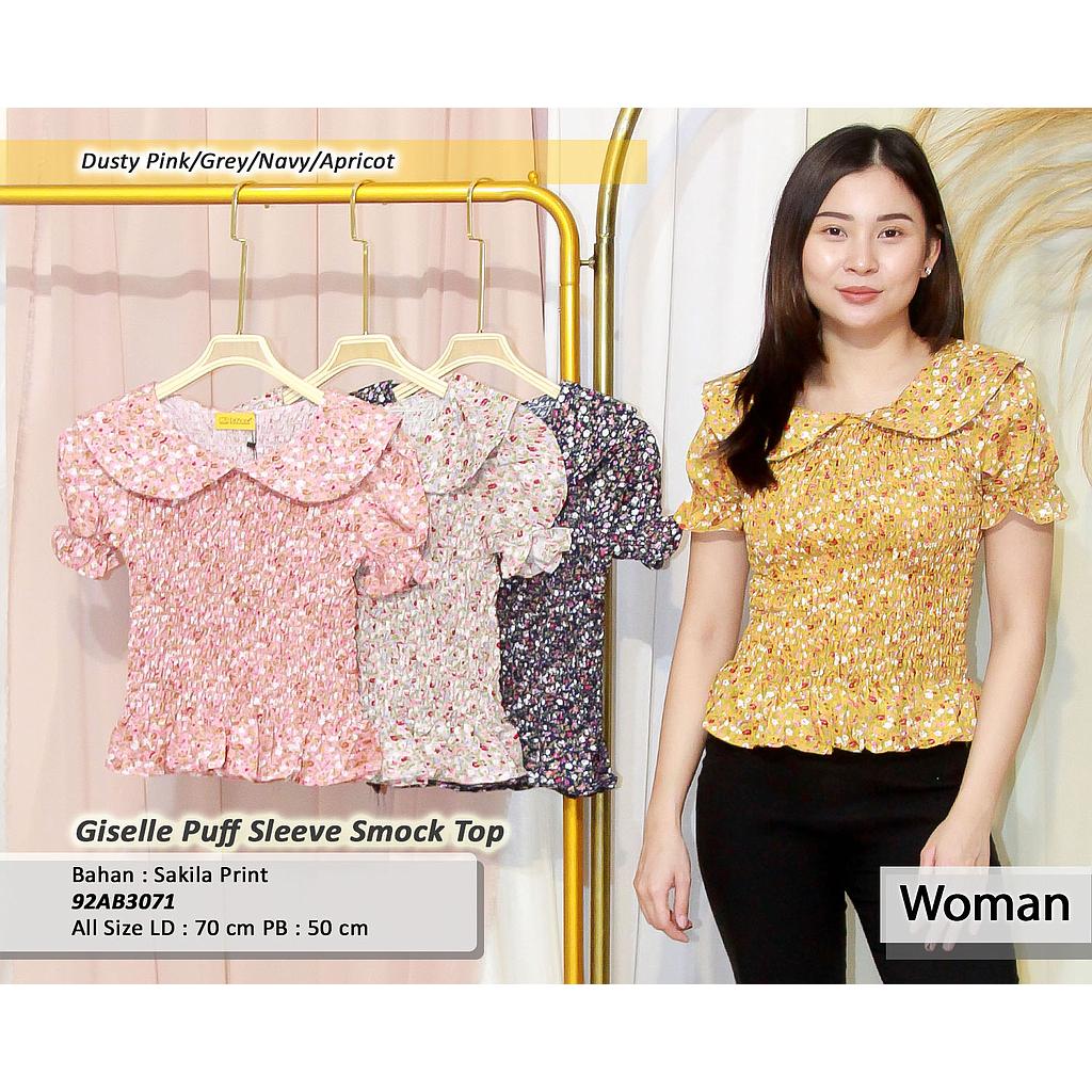 Giselle puff sleeve smock top