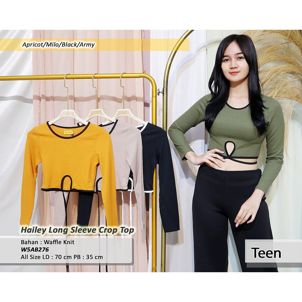 Hailey Long Sleeve Crop Top