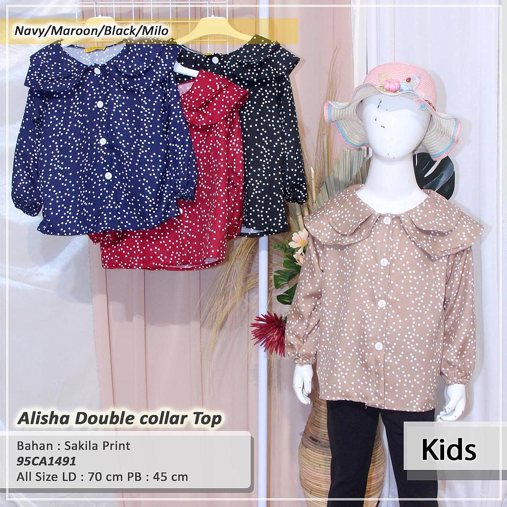 Alisha Double Collar Top