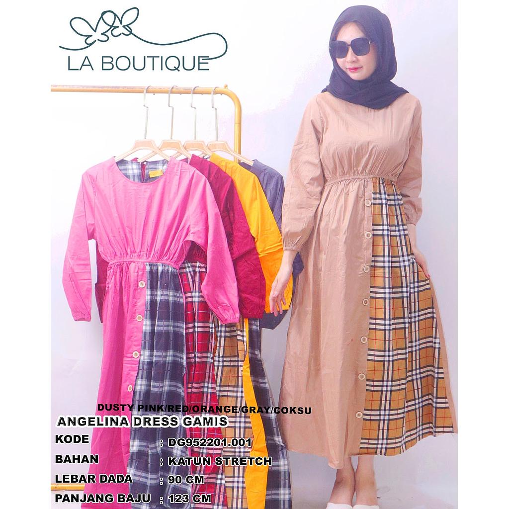 Angelina Dress gamis  (DG.001)
