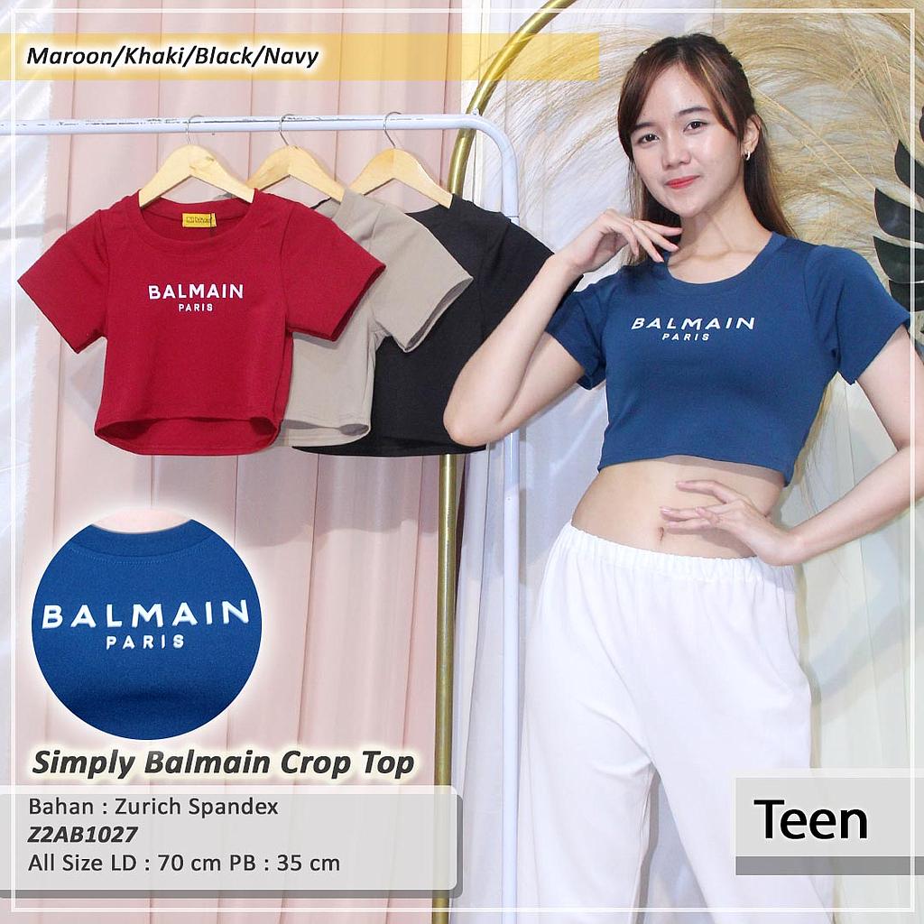 Simply Balmain Crop Top