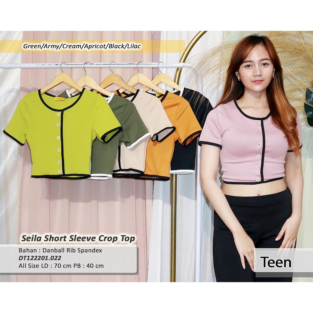 Seila Short sleee crop top (DT.022)