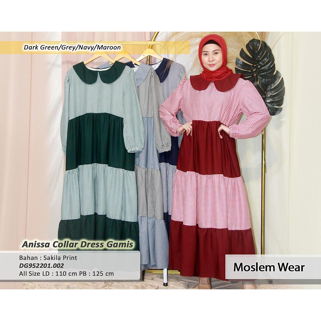 Anissa Collar dress gamis(DG.002)