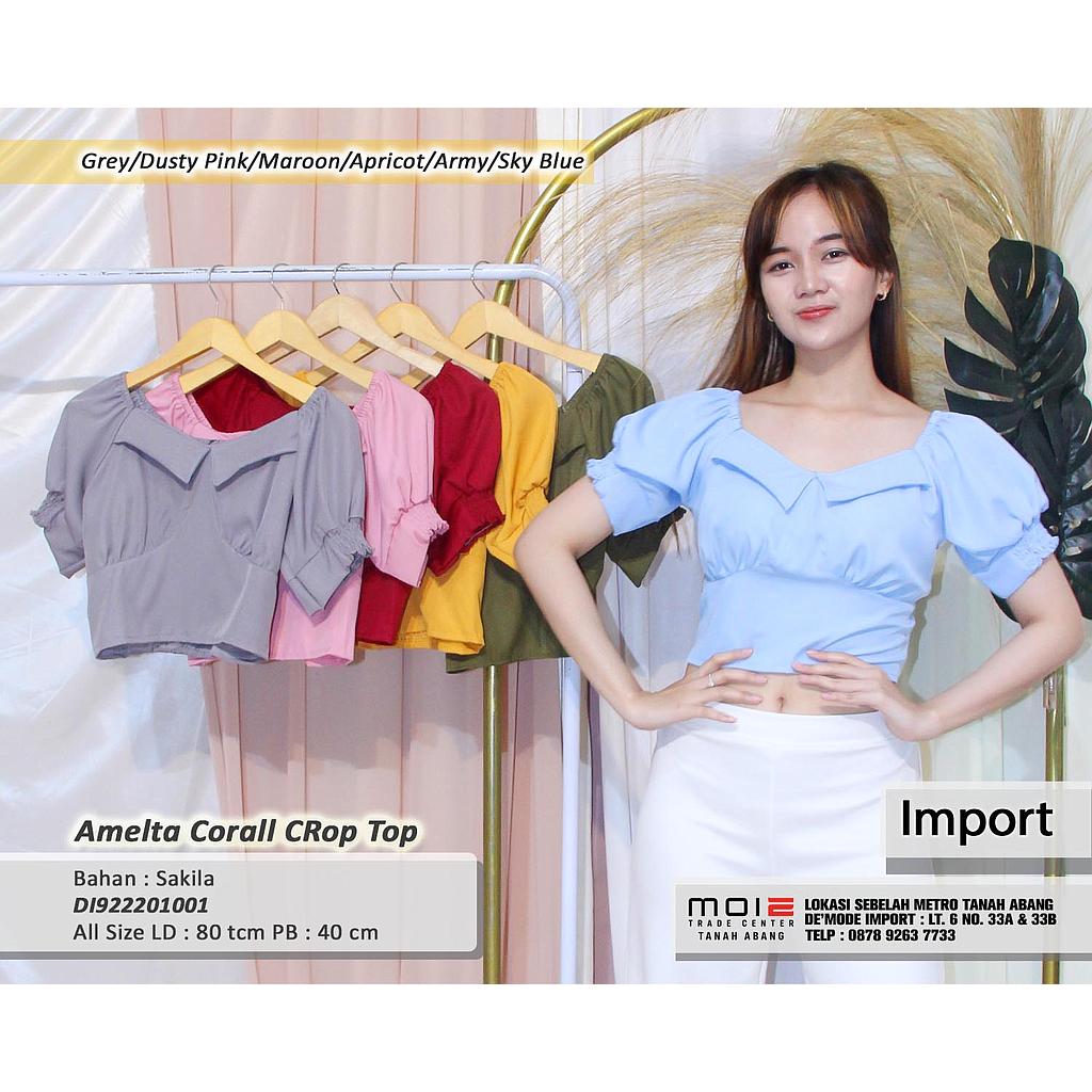 Amelta Corall crop Top