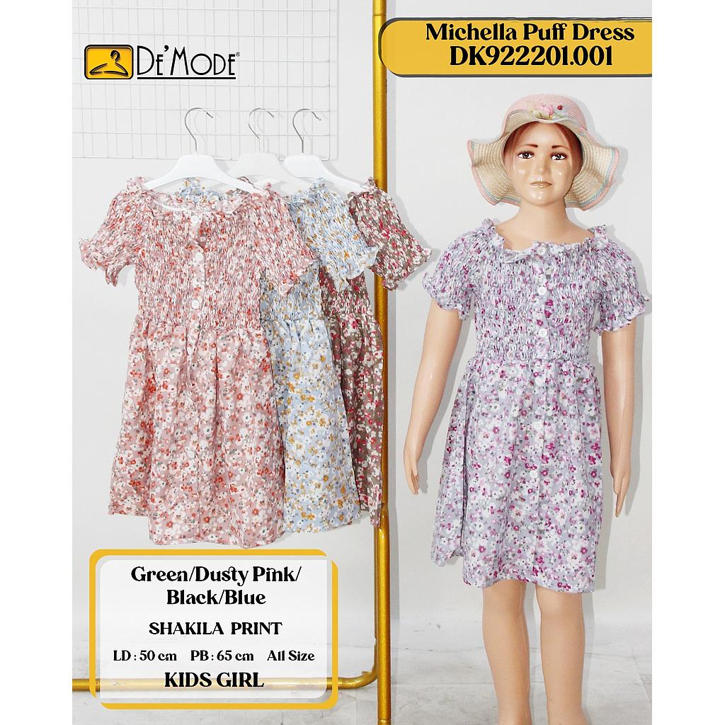 Michella Puff Dress (DK.001)