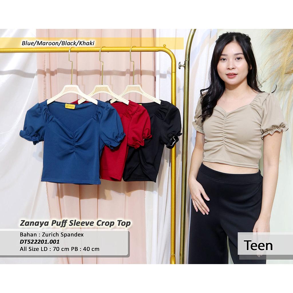Zanaya Puff sleeve crop top