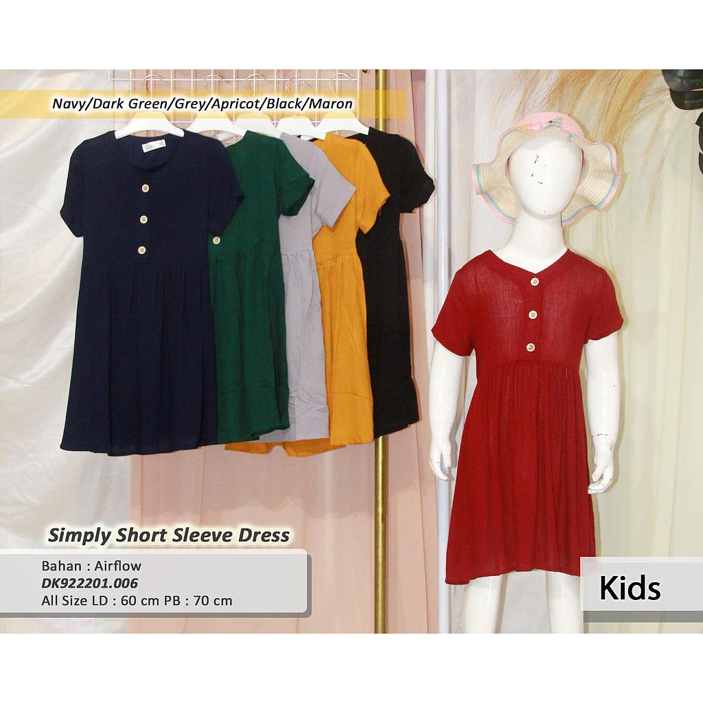 Simply short sleeve dress