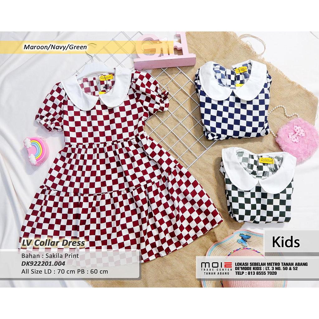 V collar Dress