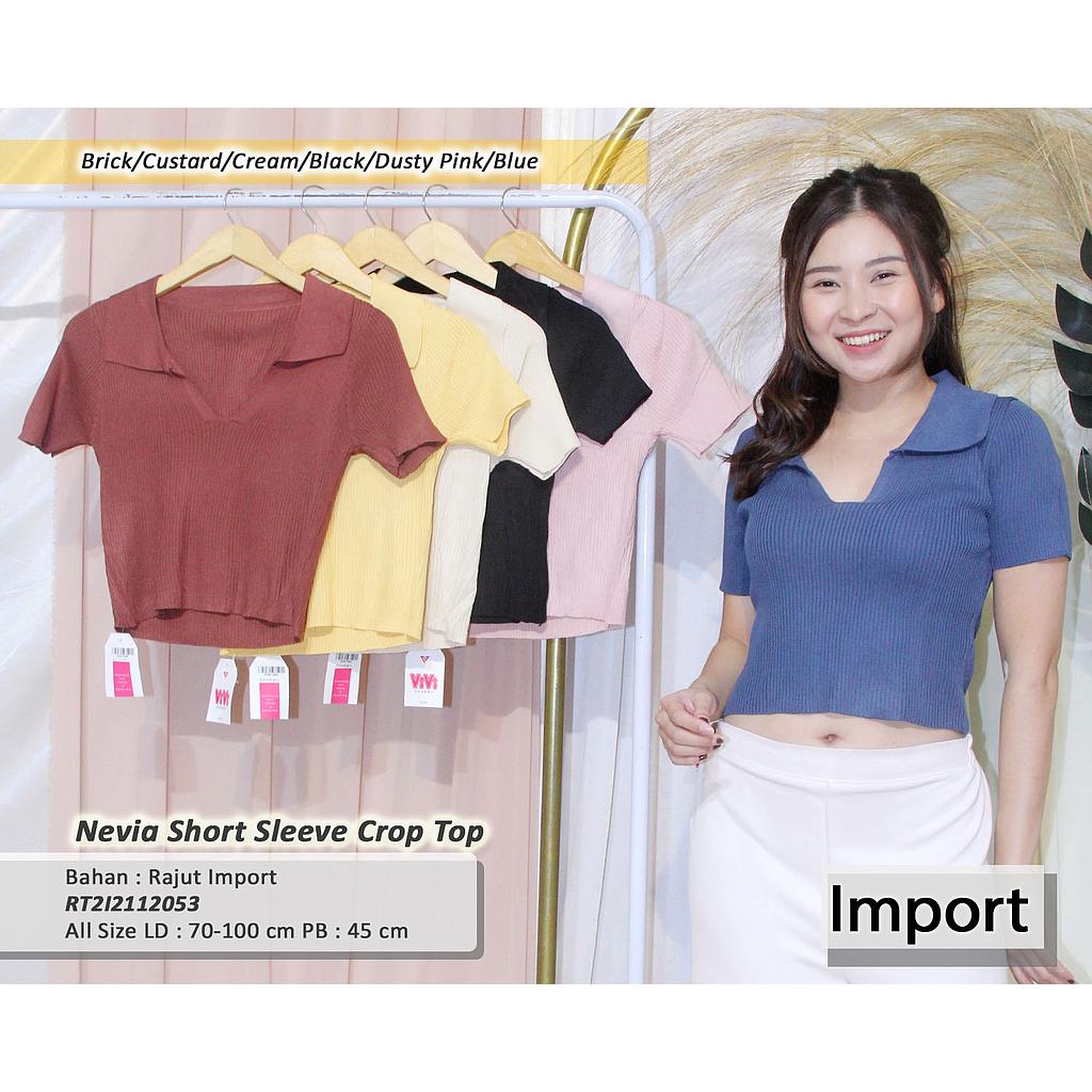 Nevia Short Sleeve Crop Top