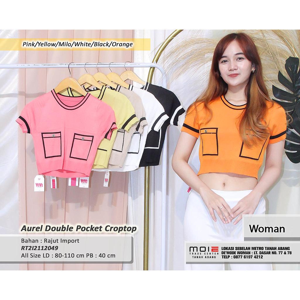 Aurel Double Pocket CropTop