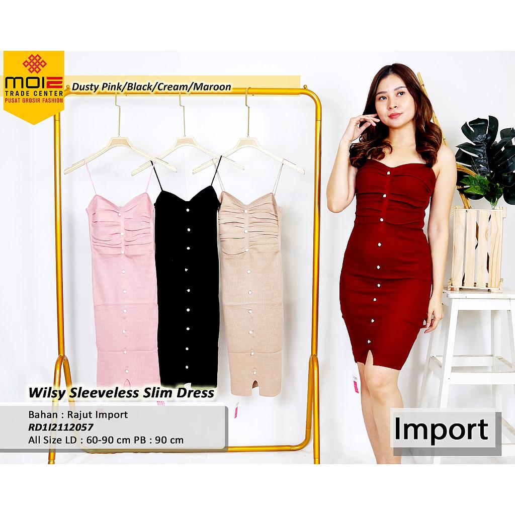 Wilsy  Sleeveless Slim Dress